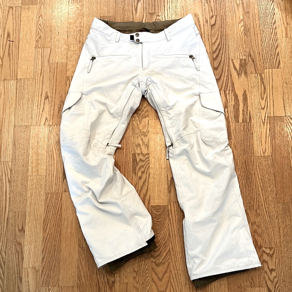 Women’s Size M White Snow Pants